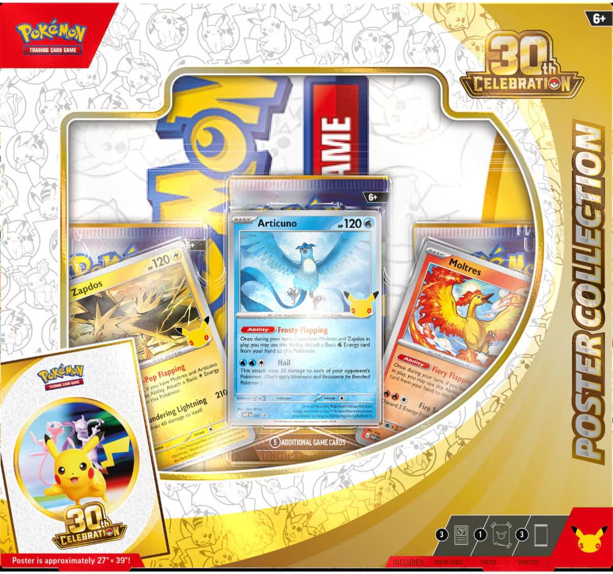 Pokemon 30th celebration poster collection Español