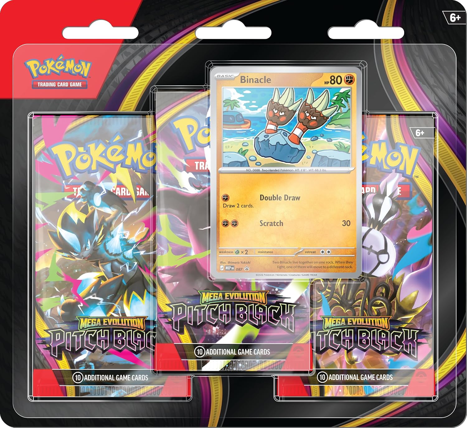 Pitch Black 3-pack blister