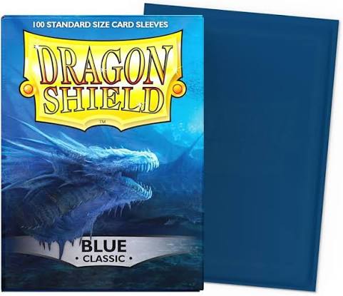 Dragon shield sleeves azul
