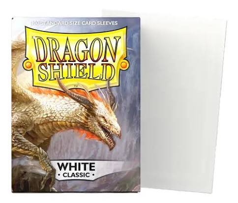 Dragon shield sleeves blanco