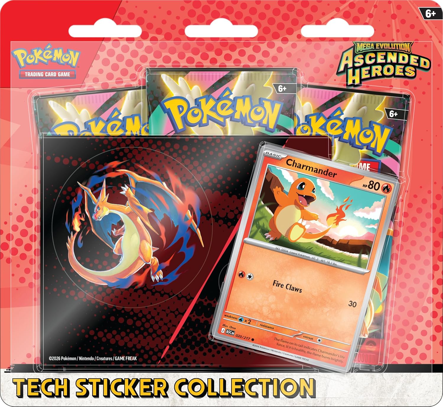Ascended Heroes – Tech Sticker Collection (Charmander)