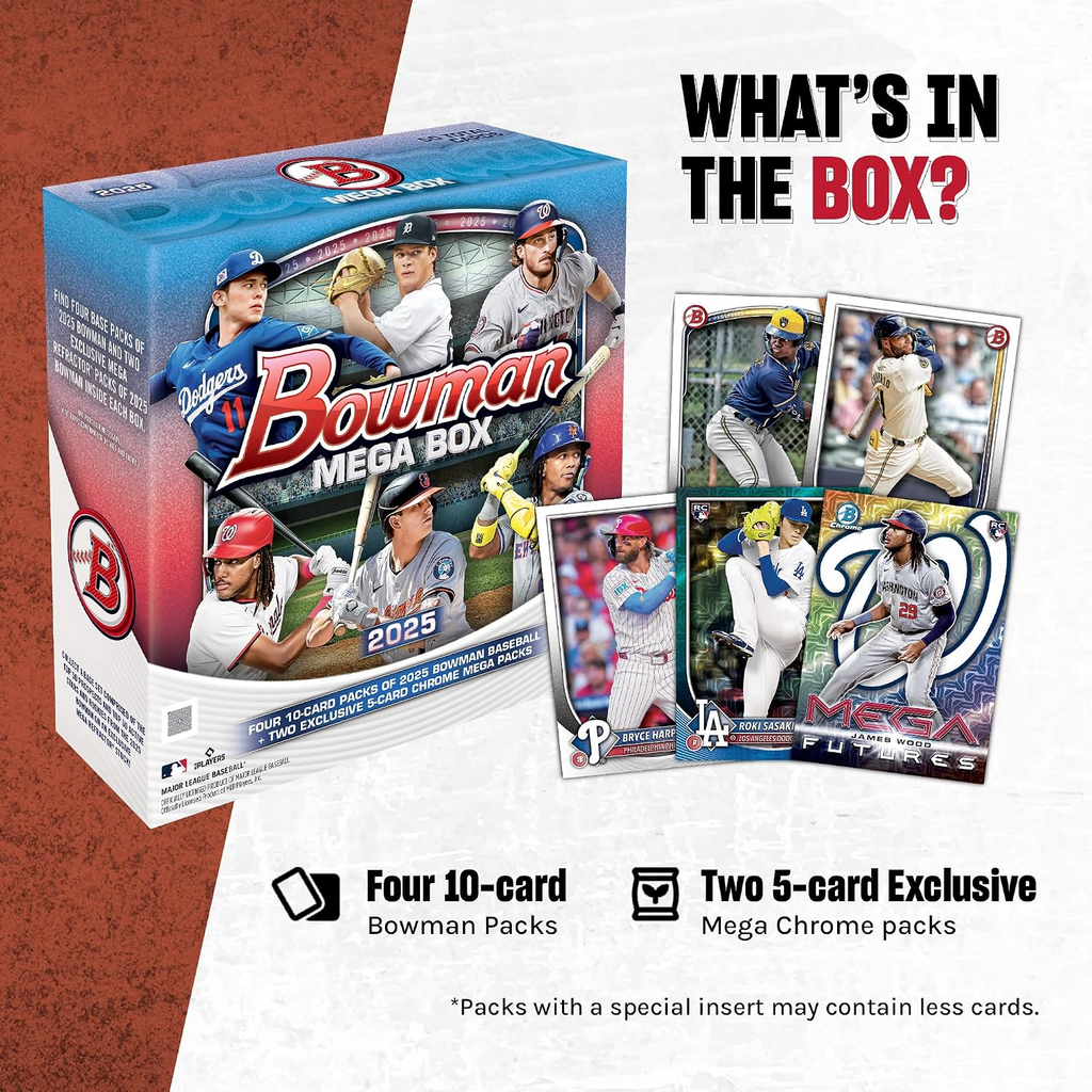 Topps Bowman MLB 2025 Mega Box