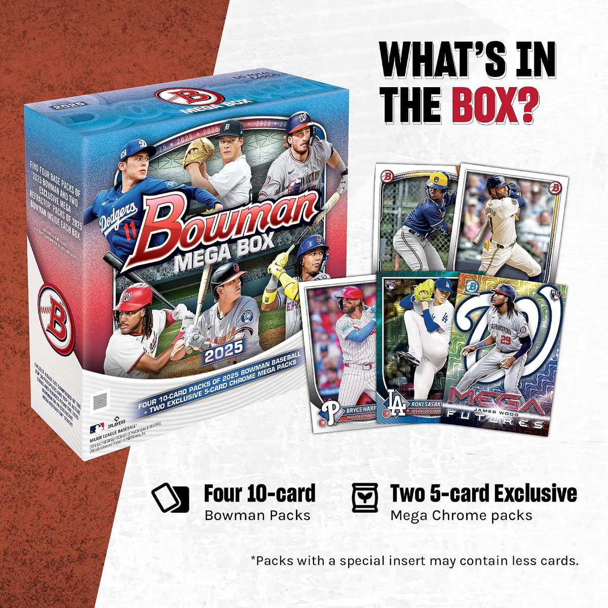 Topps Bowman MLB 2025 Mega Box