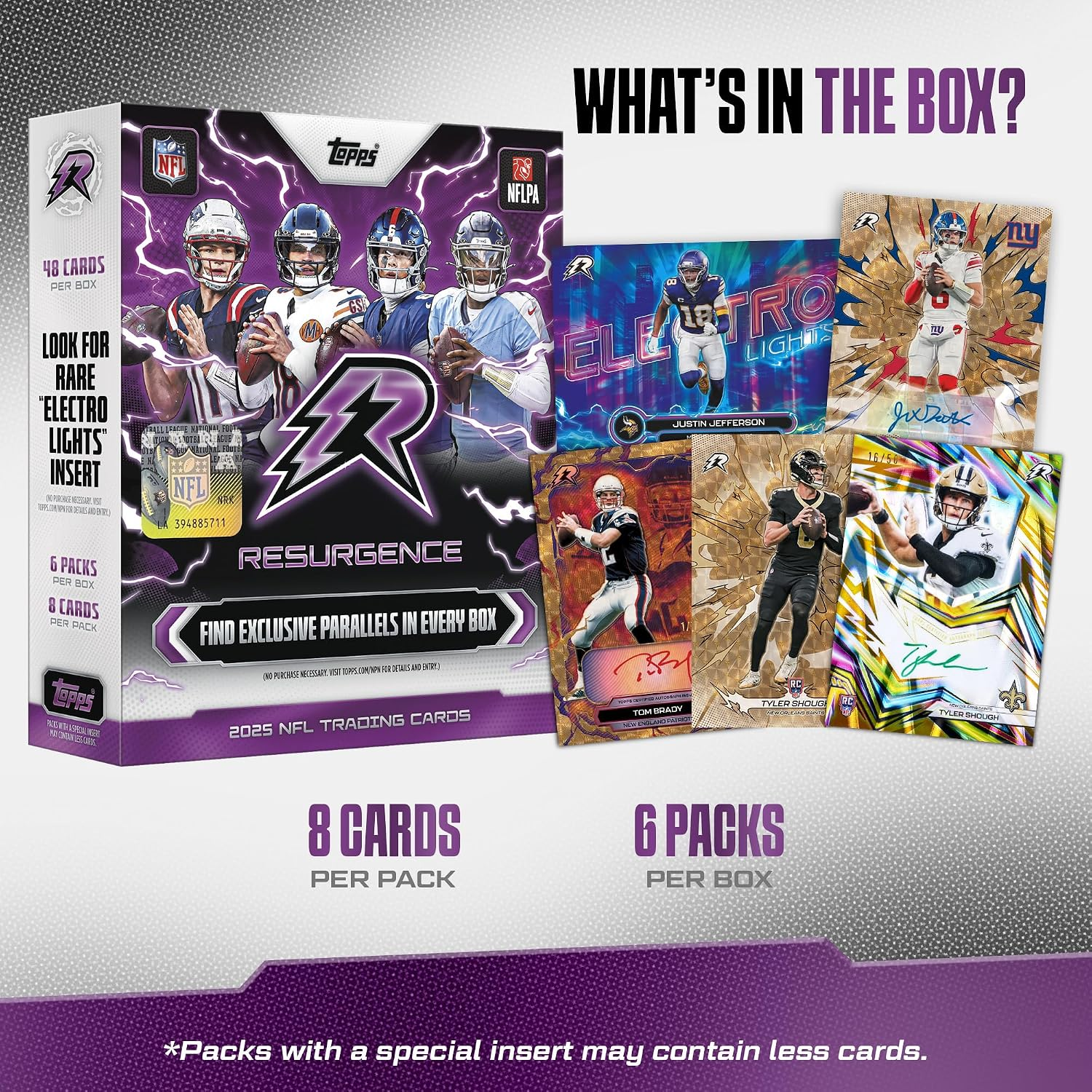 2025 Topps Resurgence Football Mega Box